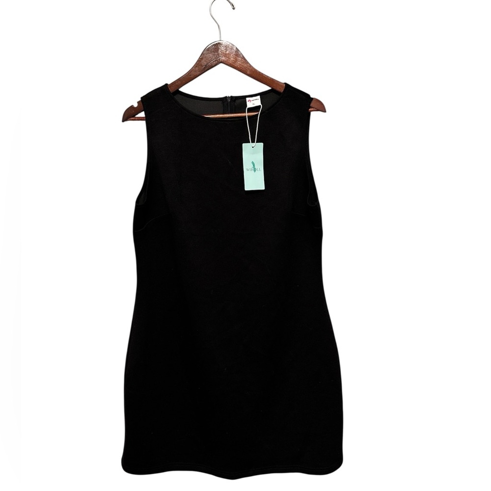 WIHOLL Black Sleeveless Sheath Midi Dress – Size XL – NWT